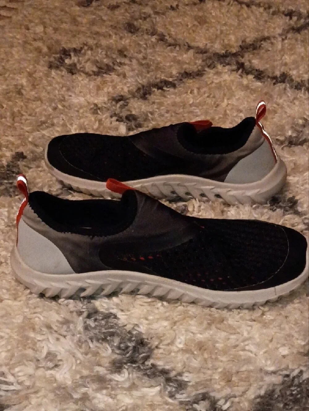 Kids Black and Red Rugged Shark Swim Shoes